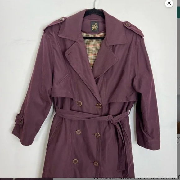 Vintage Luba Paris Trench Coat with Removable Lining - Picture 3 of 10